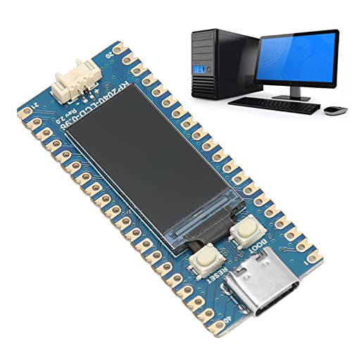 ciciglow RP2040 LCD 0,96 Entwicklungsboard, USB-C-Port-Mikrocontroller-Kit für RPi Pico-Module, für C/C++, für die Python-Entwicklung von ciciglow