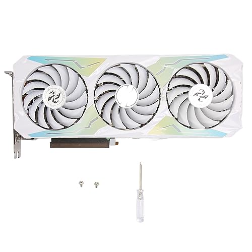 ciciglow RTX3080 10GD6X Grafikkarte, 10 GB 320 Bit GDDR6X Computer-Grafikkarten 1440/1188 MHz 3 Lüfter DisplayPort HDMI-Anschlüsse PCI Express 4.0 8+8PIN Power Gaming-Grafikkarte von ciciglow