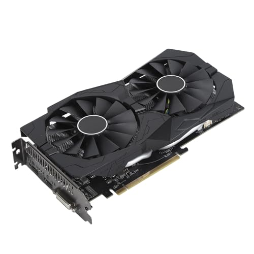 ciciglow RX580 Grafikkarte, 8 GB GDDR5 256BIT PCI Express 3.0 X16 Desktop-Computer Gaming-Grafikkarte Dualer Lüfter Unterstützt HDMI DisplayPort DVI-Anschluss von ciciglow