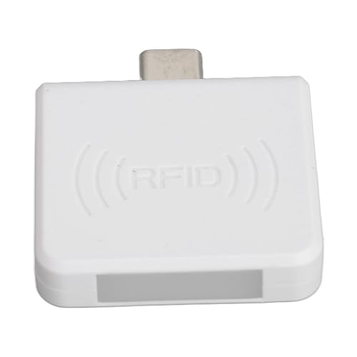 ciciglow Radiofrequenz-Identifikationskartenleser, Typ C 0,5Sc IC-Kartenleser, Kontaktloser Handy-Kartenleser für Windows (White) von ciciglow