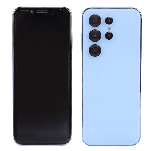 ciciglow S24 Pro Small 3G-Smartphone, 4-Zoll-Display, 2 GB RAM, 16 GB ROM, Dual-SIM-Handy, 2380-mAh-Akku, 3 MP + 10 MP Studenten-Taschenhandy für Android 8.1 (Blue) von ciciglow