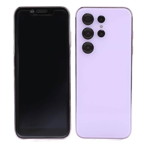 ciciglow S24 Pro Small 3G-Smartphone, 4-Zoll-Display, 2 GB RAM, 16 GB ROM, Dual-SIM-Handy, 2380-mAh-Akku, 3 MP + 10 MP Studenten-Taschenhandy für Android 8.1 (Purple) von ciciglow