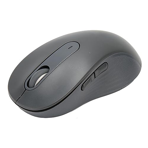 ciciglow Schwarze Maus, Silent Mouse BT oder USB-Empfänger, Silent Click, Einstellbare DPI-Büromaus mit Akku für Family School Office von ciciglow