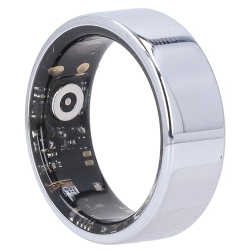ciciglow Smart Ring, Gesundheitsring Schrittzähler Kalorien Fitness Tracker Ring, IP68 Wasserdichter Intelligenter Tragbarer Geräte-Sportring (10#) von ciciglow