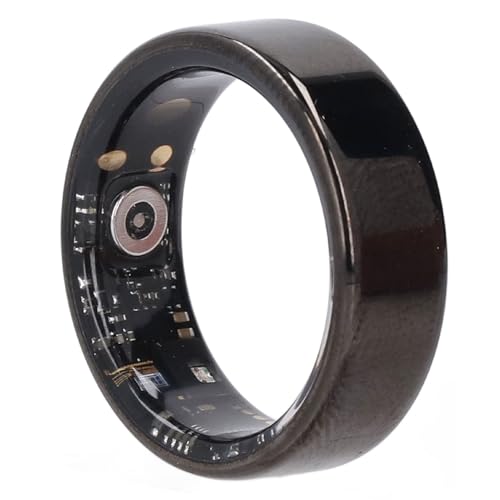 ciciglow Smart Ring, Gesundheitsring Schrittzähler Kalorien Fitness Tracker Ring, IP68 Wasserdichter Intelligenter Tragbarer Geräte-Sportring (9#) von ciciglow