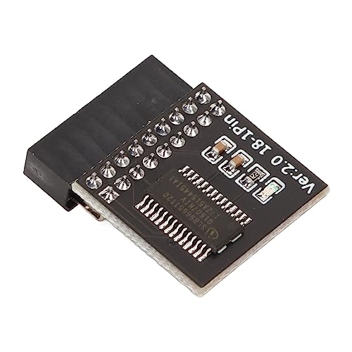 ciciglow TPM2.0-Sicherheitsmodul, 18-Pin-1-LPC-Remote-Karten-Sicherheitsmodul, Ersatz-Verschlüsselungs-Sicherheitsmodul für Einzelne Computer des Win11 2.0-Systems ciciglow TPM2.0-Sicherheitsmodul, 18-Pin-1-LPC-Remote-Karten-Sicherheitsmodul, Ersatz-Verschlüsselungs-Sicherheitsmodul für Einzelne Computer des Win11 2.0-Systems von ciciglow