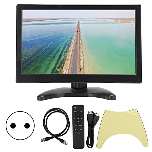 ciciglow Tragbarer 11,6-Zoll-LED-, IPS-HD-Bildschirm mit HDMI-VGA-AV-BNC-US-Anschlüssen für PS2/4 Xbox Raspberry Pi, Kompatibel mit Windows(EU Plug) von ciciglow
