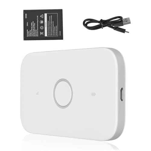 ciciglow Tragbarer 4G-LTE-Router, WLAN mit 10 Benutzern Teilen, Wiederaufladbarer Akku, Breite Anwendung, Breite Kompatibilität von ciciglow