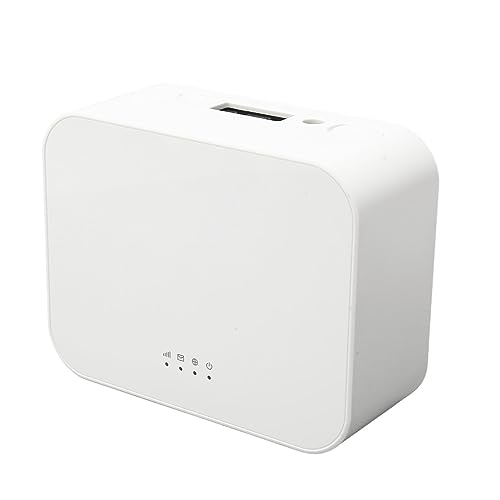 ciciglow Tragbarer 4G-LTE-WLAN-Router, Dualband 2,4G 5G-WLAN, Unterstützt 10 Benutzer, Nano-SIM-Kartensteckplatz, Geeignet für Europa, Asien, Afrika (EU-Stecker) von ciciglow