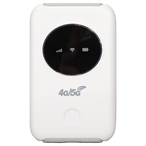 Tragbarer 4G-WiFi-Router, 150 Mbit/S WLAN-Hotspot CAT4 Mobiler Internet-Router, Reiserouter, SIM-Karte mit 3200-mAh-Akku, Unterstützt 10 Benutzerverbindungen von ciciglow