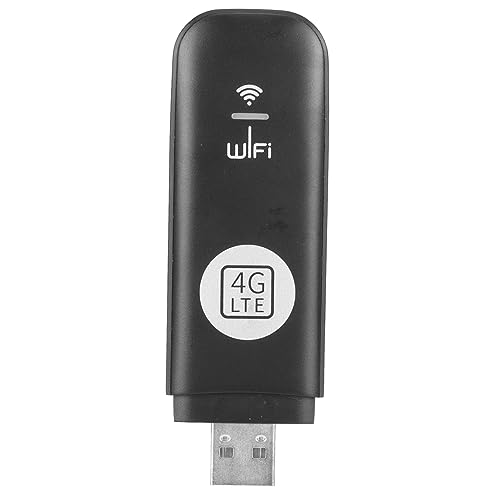 ciciglow Tragbares 4G LTE USB-WLAN-Modem, 150 Mbit/s Hochgeschwindigkeit, Unterstützt 8 Benutzer, SIM-Kartensteckplatz, Reise-Hotspot für Tablet von ciciglow