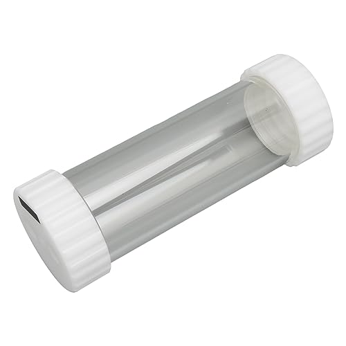 ciciglow Transparenter Zylindrischer Wasserkühlungstank 60 Mm mit G1/4-Gewinde, Schnelle Abkühlung, Stoppt Verunreinigungen, Hitzebeständig (187MM) von ciciglow