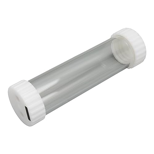 ciciglow Transparenter Zylindrischer Wasserkühlungstank 60 Mm mit G1/4-Gewinde, Schnelle Abkühlung, Stoppt Verunreinigungen, Hitzebeständig (237MM) von ciciglow