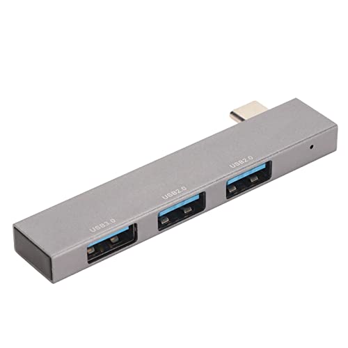 ciciglow USB C Hub, 3 in 1 USB 3.0 Multi Port Adapter Typ C auf 1xUSB 3.0 2xUSB 2.0 5Gbps Hochgeschwindigkeits-Docking Station für Win 10/8/7/XP/2000/98SE/98, für Vista, für OS von ciciglow