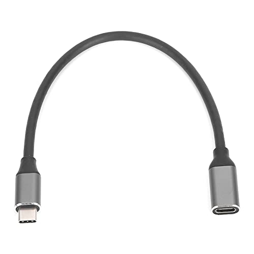 ciciglow USB C Verlängerungskabel, HD 4K USB 3.1 Stecker auf Buchse Verlängerungskabel 3A 60W PD Schnellladung 400M/s Datenübertragung Typ C Kabel (0,25m) von ciciglow