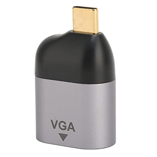 ciciglow USB C auf VGA Adapter, USB C Stecker auf VGA Buchse Adapter 1080P bei 60Hz SB Typ C auf VGA Konverter für PC, Laptop, Tablet und Projektor von ciciglow