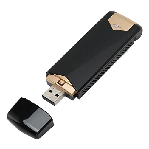 ciciglow USB-WLAN-Adapter, 4G LTE USB-Wireless-Netzwerkadapter, WLAN-Router, Mobiler Hotspot, Modem-Stick, Unterstützt Micro-SIM-Karte, Gemeinsame Nutzung von Bis zu 10 Benutzern, Schwarz von ciciglow