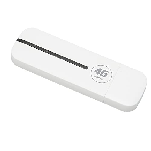 ciciglow USB-WLAN-Adapter, 4G LTE USB-Wireless-Netzwerkadapter, WLAN-Router, Mobiler Hotspot, Modem-Stick, Unterstützt Micro-SIM-Karte, Gemeinsame Nutzung von Bis zu 10 Benutzern von ciciglow