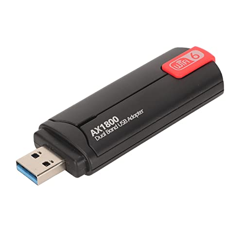 ciciglow USB-WLAN-Adapter, Dualband-USB3.0-WLAN-Netzwerkadapter mit Dual-3dBi-High-Gain-Antenne für Windows 10, für Windows 11 von ciciglow
