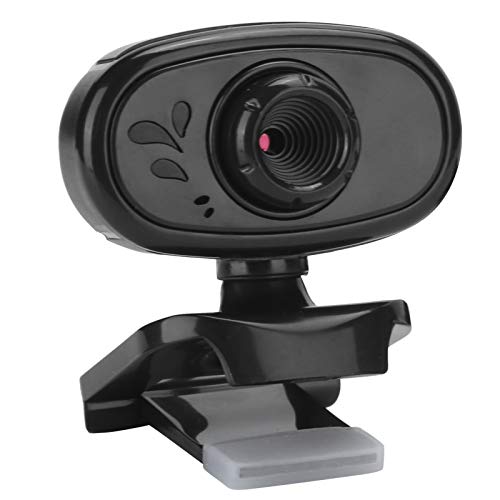 ciciglow USB-Webcam, USB-Webkamera HD-PC Desktop-Clip-On-Webcam mit Mikrofon USB 2.0 + 3.5mm für Videokonferenzen von ciciglow