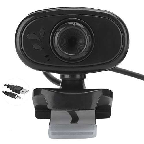 ciciglow USB-Webcam mit Mikrofon, Computerkamera PC Desktop High-Definition-Bildlaufwerk - Kostenlose Videokonferenz für Videoanrufe, Studieren, Konferenzen von ciciglow