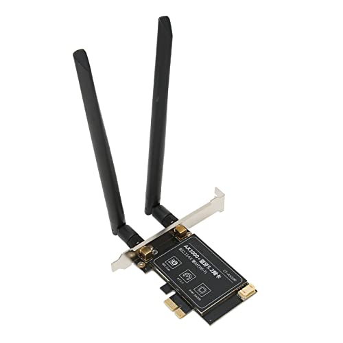 ciciglow WiFi 6 PCIe Karte AX3000Mbps Dual Antenne BT5.2 MU MIMO OFDMA Wireless Adapter für PC Gaming Desktop von ciciglow