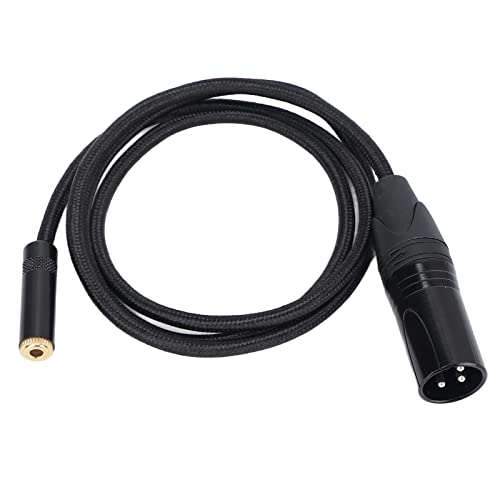 ciciglow XLR Kabel, Mikrofon XLR Stecker auf Buchse Verlängerungskabel Professionelle 3,5 Mm Buchse auf XLR Stecker Kabel für MP3 Player Verstärker Mixer 1m/3.3ft von ciciglow
