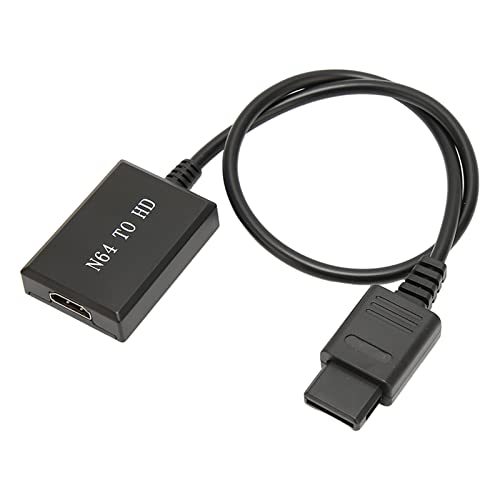 ciciglow für N64 zu HDMI Adapter Konvertiert, 720P 1080P Unterstützung PAL NTSC, Spielkonsole Videosignal zu HDMI Signal Einfache Verbindung von ciciglow