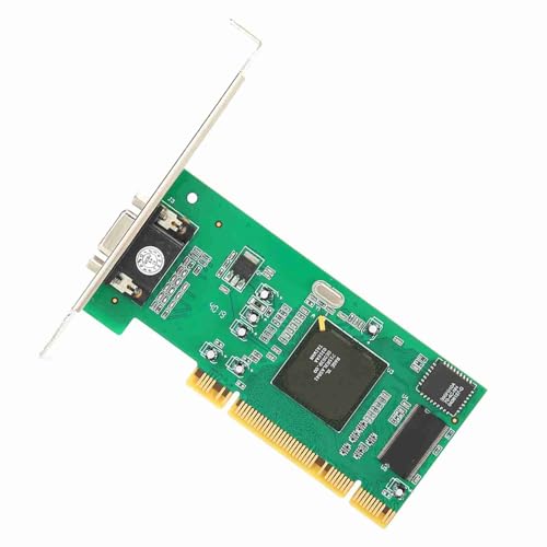 Grafikkarte, VGA PCI 8 MB 32-Bit-Desktop-Computerzubehör, Multi-Display-Grafikkarte für VOD/HISHARD/Buddy/Desktop/Computer-Display, kompatibel mit 64-Bit-PCI-X-Steckplatz Grafikkarte, VGA PCI 8 MB 32-Bit-Desktop-Computerzubehör, Multi-Display-Grafikkarte für VOD/HISHARD/Buddy/Desktop/Computer-Display, kompatibel mit 64-Bit-PCI-X-Steckplatz von cigemay