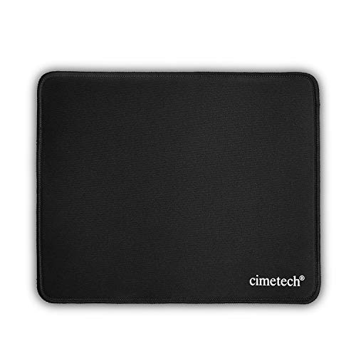 cimetech Mousepad für Büro, Basic-Spiel, 260 x 210 x 4 mm, Standardgröße, Dicke 4 mm, ultradünn, mit Unterseite aus Gummi, rutschfest, waschbar, für PC, Computer, Arbeit von cimetech