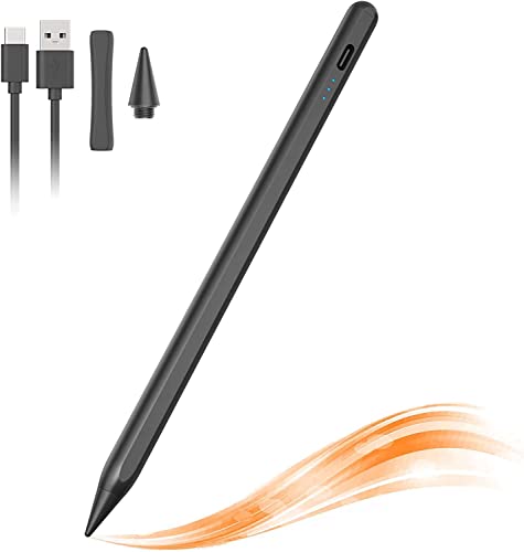 cimetech Stylus Stift kompatibel mit i-pad 2018 und späteren Modellen, Stylus Pen mit Palm Rejection, neigungsempfindlichem und magnetischem Design, digitaler Bleistift-Schwarz von cimetech
