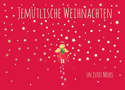 Cityproducts - 5224 - Postkarte, Weihnachten, Rheinland, Jemütliche Weihnachten un jutes Neues, DIN A 6, 10,5cm x 13cm von cityproducts