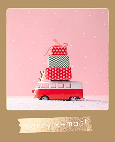 Cityproducts - 5621 - Postkarte, Weihnachten, merry x-mas, DIN A 6, 10,5cm x 13cm von cityproducts