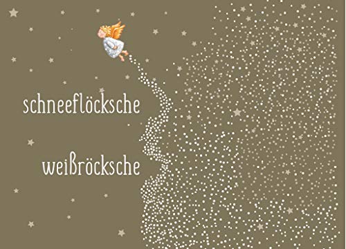 cityproducts - 4349 - Postkarte, Weihnachten, Hessen, schneeflöcksche weißröcksche, DIN A 6, 10,5cm x 13cm von cityproducts