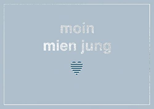 cityproducts - 6987 - Happy City, Postkarte, moin mien jung, A6 von cityproducts