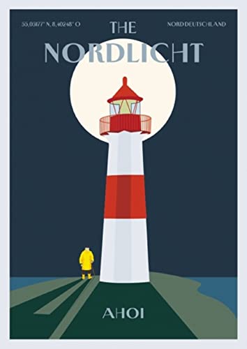 cityproducts - 6991 - Happy City, Postkarte, The Nordlicht - Leuchtturm, A6 von cityproducts