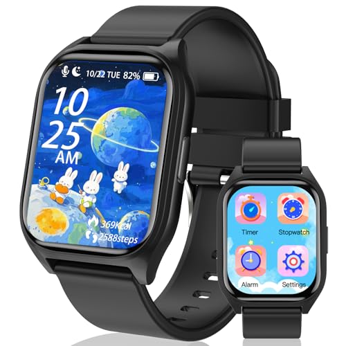 clleylise Smartwatch Kinder, Kinder Smartwatch - Fitnessuhr Kinder kinderuhr mit Schlafüberwachung, 19 Trainingsmodi, Kalorienzähler, Wecker - Geschenke für Jungen, Mädchen und Teenager ab 6 Jahren von clleylise
