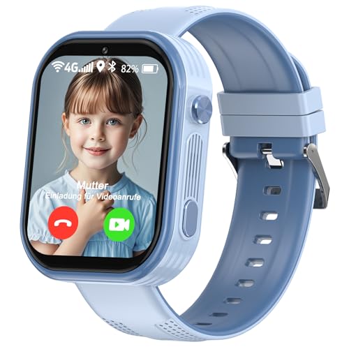 clleylise Smartwatch Kinder mit GPS und Telefon, 4G Kinder Smartwatch, Voice Chat, SOS IP68 Wasserdicht Spiel Wecker Touchscreen, Smart Watch für Jungen Mädchen 4-16 Jahre clleylise Smartwatch Kinder mit GPS und Telefon, 4G Kinder Smartwatch, Voice Chat, SOS IP68 Wasserdicht Spiel Wecker Touchscreen, Smart Watch für Jungen Mädchen 4-16 Jahre von clleylise