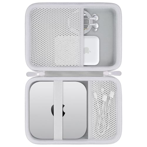 co2CREA Hart Reise Schutz Hülle Etui Tasche für 2024 Apple Mac Mini M4/M4 Pro Chip Desktop Computer,Nur Tasche von co2CREA