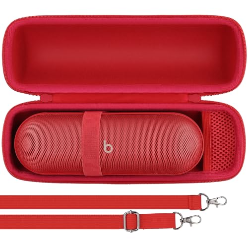 co2CREA Hart Reise Schutz Hülle Etui Tasche für Beats Pill Tragbarer Bluetooth Lautsprecher, Beats by Dr. DRE Pill Lautsprecher Tragetasche mit Schultergurt (Nur Fall, Ohne Lautsprecher) co2CREA Hart Reise Schutz Hülle Etui Tasche für Beats Pill Tragbarer Bluetooth Lautsprecher, Beats by Dr. DRE Pill Lautsprecher Tragetasche mit Schultergurt (Nur Fall, Ohne Lautsprecher) von co2CREA