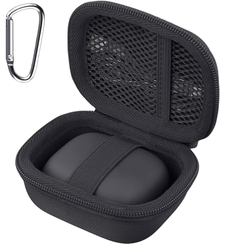 co2CREA Hart Reise Schutz Hülle Etui Tasche für Beats Powerbeats Pro 2 Kabellose In-Ear Kopfhörer mit Bluetooth -Schwarz(Nur Fall, Ohne Kopfhörer) von co2CREA