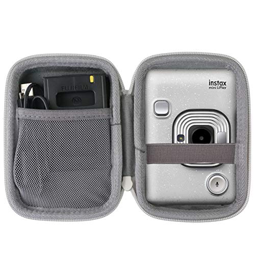 co2CREA Hart Reise Schutz Hülle Etui Tasche für Fujifilm Instax Mini LiPlay Sofortbildkamera,Nur Tasche von co2CREA