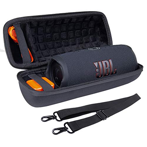 co2CREA Hart Reise Schutz Hülle Etui Tasche für JBL Charge 4 / JBL Charge 5 Tragbarer WiFi und Bluetooth Lautsprecher(Nur Tasche,Ohne Lautsprecher) von co2CREA