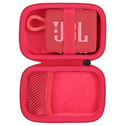 co2CREA Hart Reise Schutz Hülle Etui Tasche für JBL GO 4 /JBL GO 3 Eco/JBL GO 3 Ultra tragbarer Bluetooth Lautsprecher,Nur Tasche von co2CREA