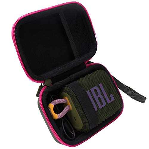 co2CREA Hart Reise Schutz Hülle Etui Tasche für JBL GO 4 /JBL GO 3 Eco/JBL GO 3 Ultra tragbarer Bluetooth Lautsprecher,Nur Tasche von co2CREA