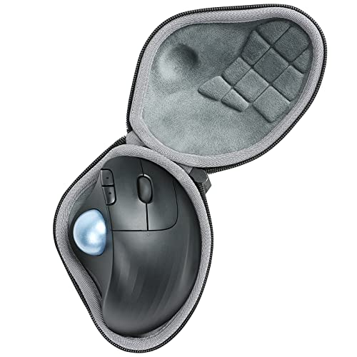 co2CREA Hart Reise Schutz Hülle Etui Tasche für Logitech M570 /M575 Wireless Trackball Maus von co2CREA