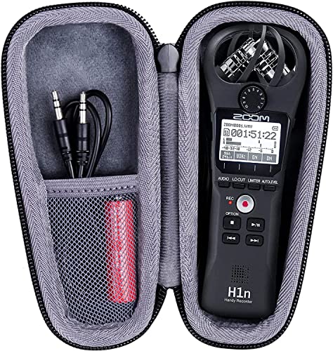 co2CREA Hart Reise Schutz Hülle Etui Tasche für Zoom H1n H1 Tragbarer Audio Handy Recorder, Nur Hülle von co2CREA
