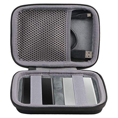 co2CREA Harte Reise-Schutzhülle für Samsung T7/T7 Touch, Externe SSD, tragbar (nur Box) (für T7/T7 Touch, 2-in-1, Schwarz + Grauer Innenbereich) co2CREA Harte Reise-Schutzhülle für Samsung T7/T7 Touch, Externe SSD, tragbar (nur Box) (für T7/T7 Touch, 2-in-1, Schwarz + Grauer Innenbereich) von co2CREA