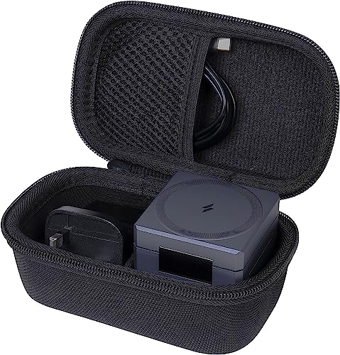 co2CREA Hart Tragbare Schutzhülle Etui Tasche für Anker 3-in-1 Cube Kabelloses Ladegerät, Reisetasche kompatibel 30W USB-C Ladegerät Netzteil,Nur Tasche von co2CREA