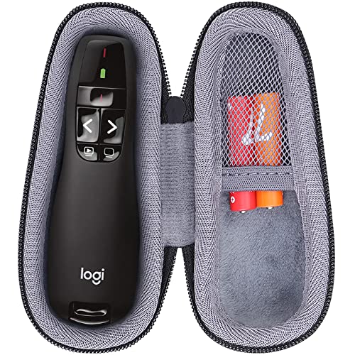 co2CREA Hart reiseschutzhülle Etui Tasche für Logitech R400 Wireless Presenter, Nur Tasche von co2CREA
